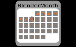 BlenderMonth  un challenge chaque jour.