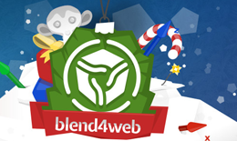 Blend4Web : Concours de Noël