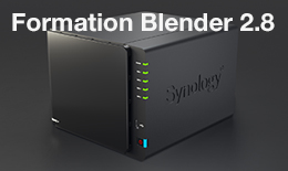 Modéliser un NAS Synology DS412+ sur Blender 2.8